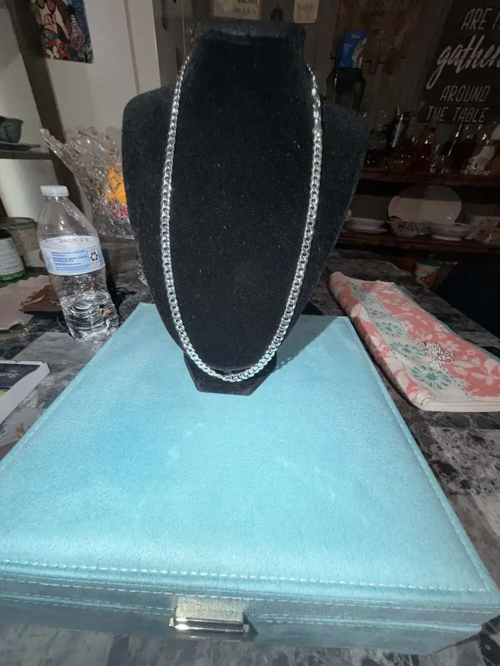 925 Pvd plated Sterling Silver Cuban Curb Link Chain 20 inch